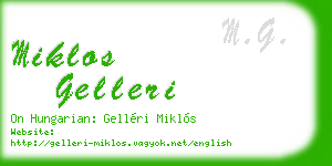 miklos gelleri business card